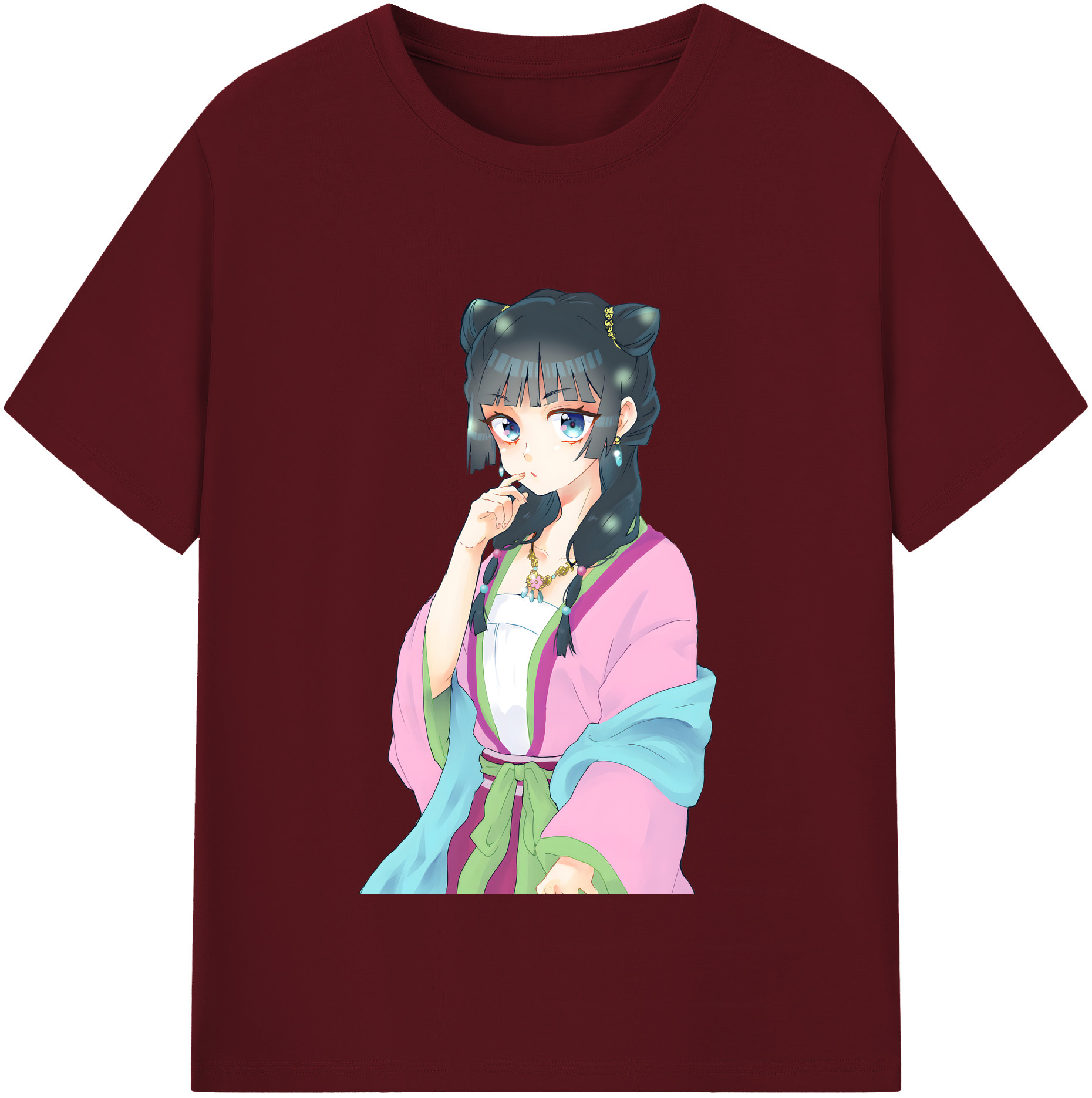 （画像用） 薬屋のひとりごと The Apothecary Diaries 綿100％半袖Tシャツ（フロントプリント）